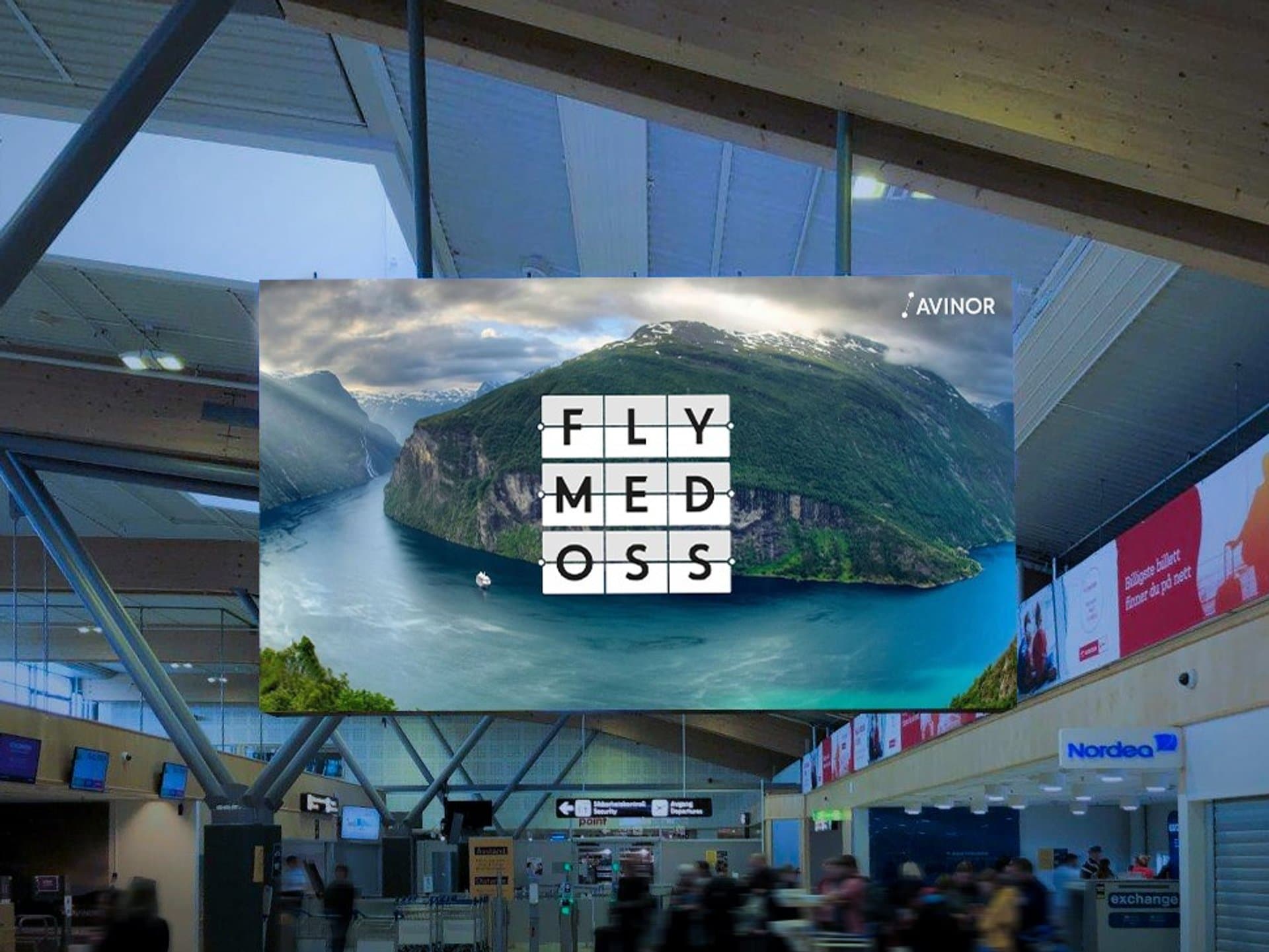 indoor LED screen (P2.5) at Avinor Evenes