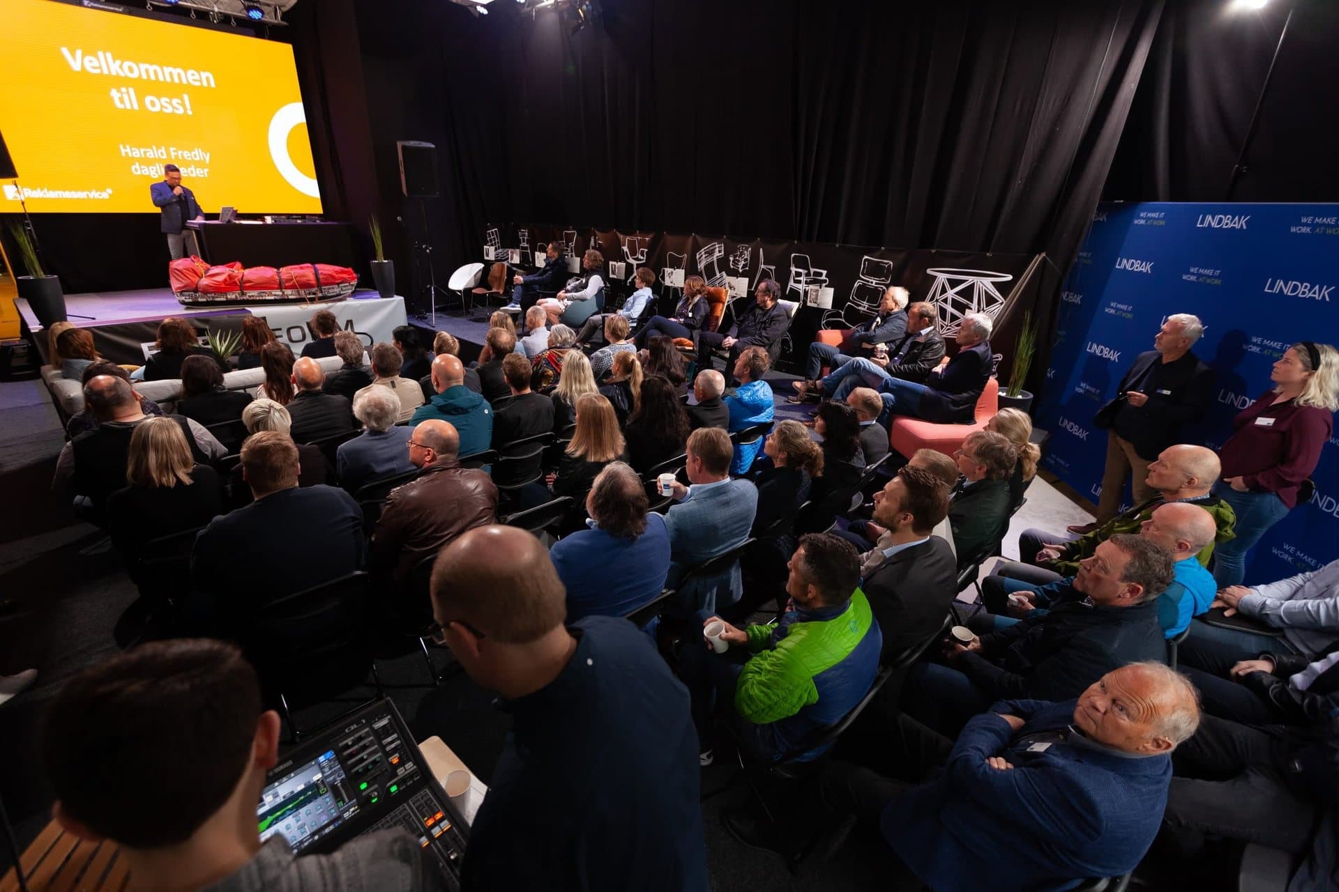 innendørs LED-skjerm hos Lindbak Expo Molde