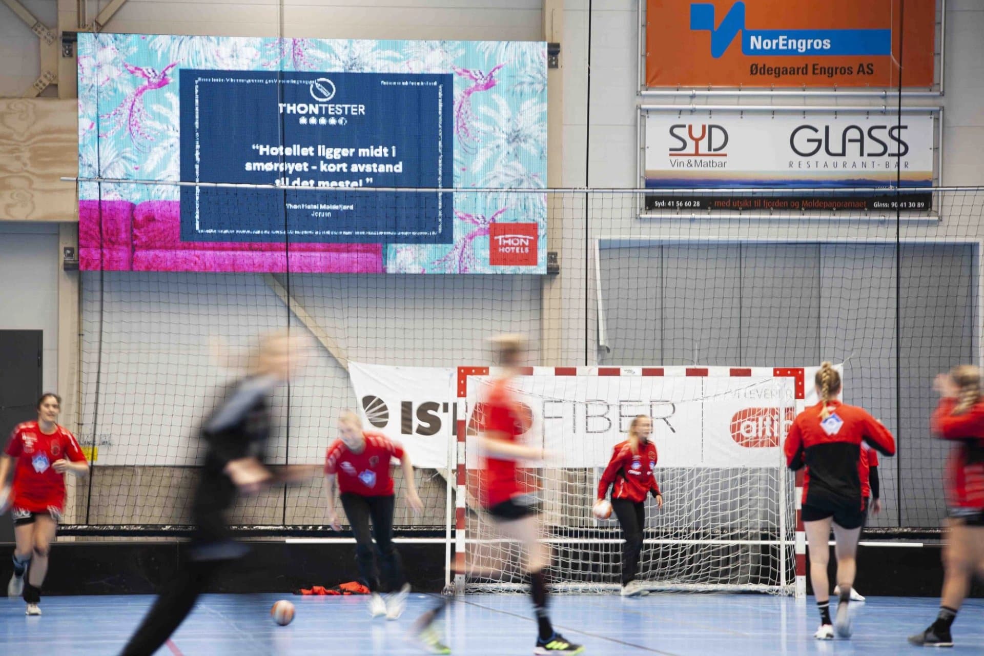 innendørs LED-skjerm (P6) hos Molde Arena