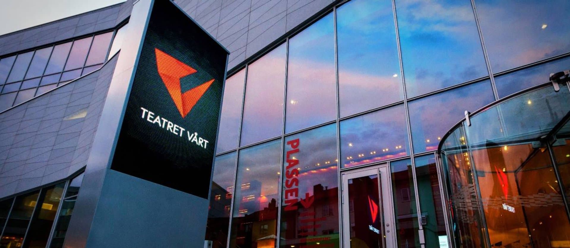 indoor LED screen (P6) at Plassen Kulturhus