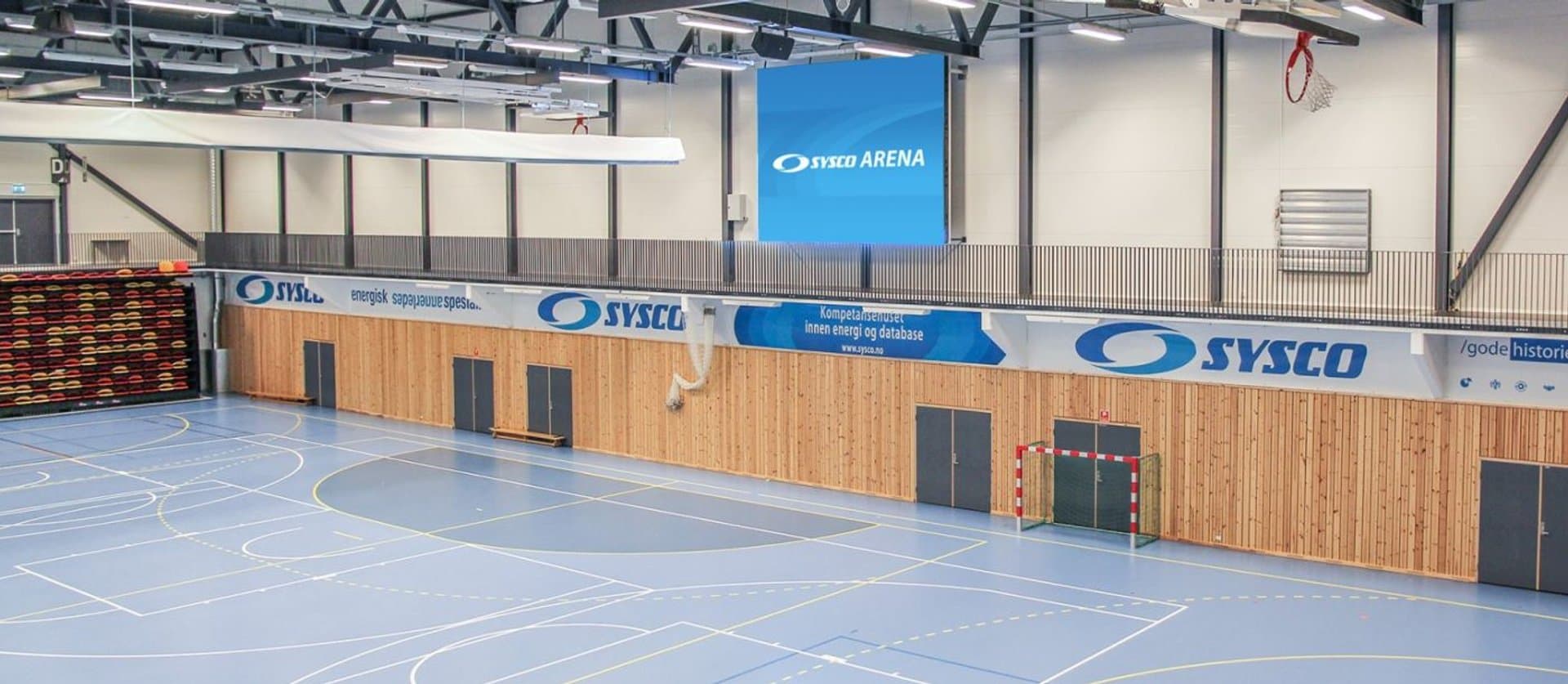 indoor LED screen (P10) at Sysco Arena