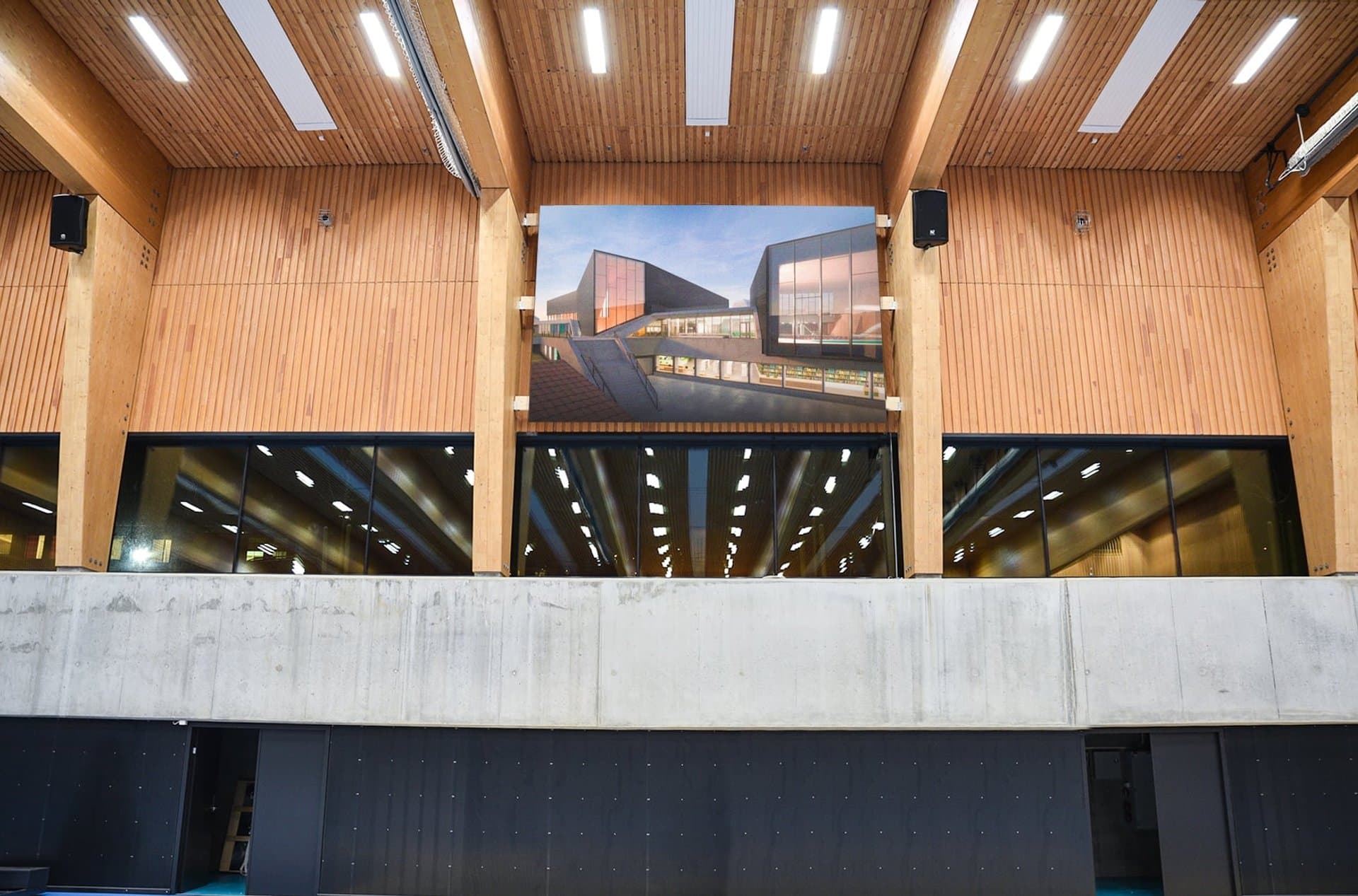innendørs LED-skjerm (P6) hos Ulstein Arena